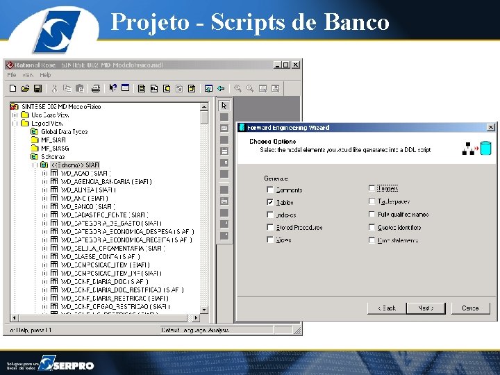 Projeto - Scripts de Banco 