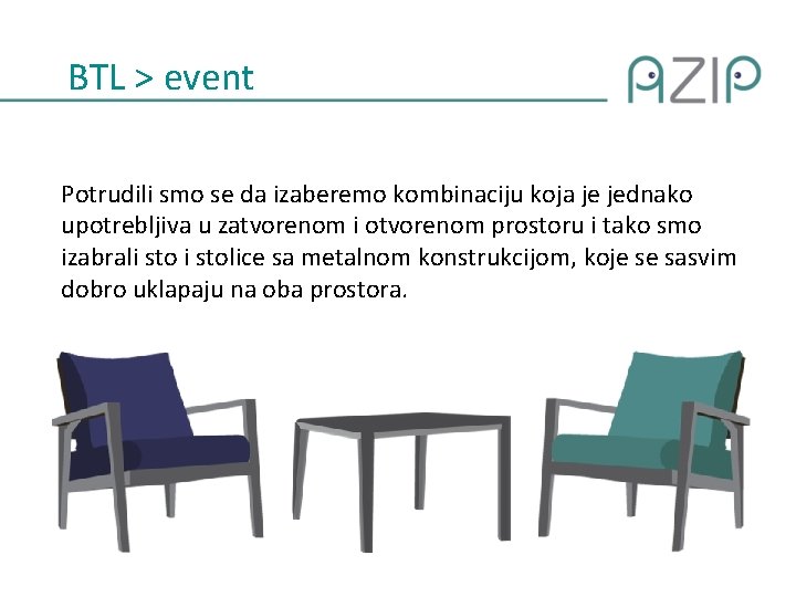 BTL > event Potrudili smo se da izaberemo kombinaciju koja je jednako upotrebljiva u BTL > event Potrudili smo se da izaberemo kombinaciju koja je jednako upotrebljiva u