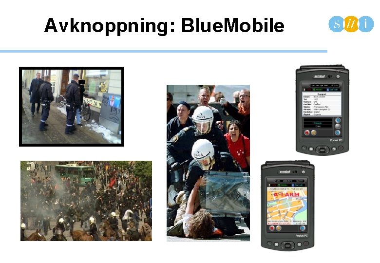 Avknoppning: Blue. Mobile 