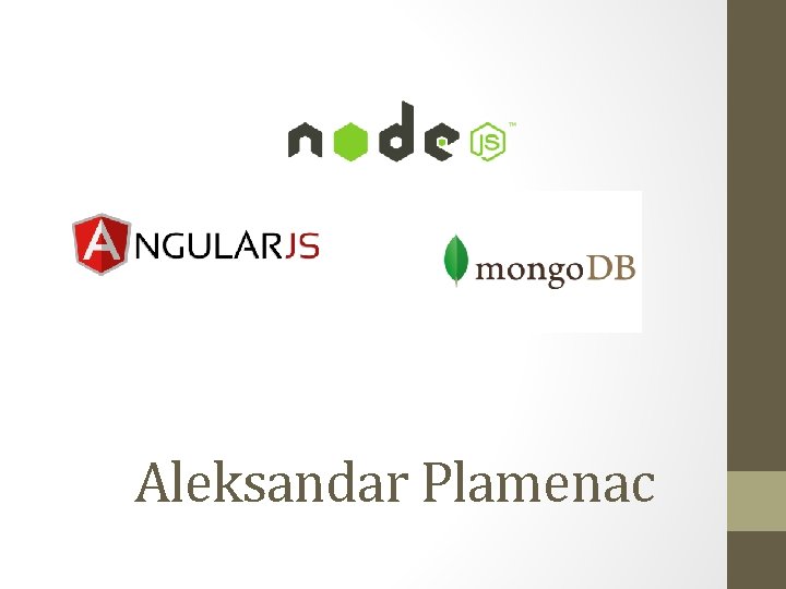 Aleksandar Plamenac Aleksandar Plamenac