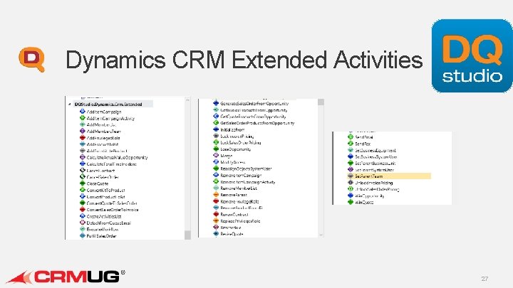 Dynamics CRM Extended Activities 27 