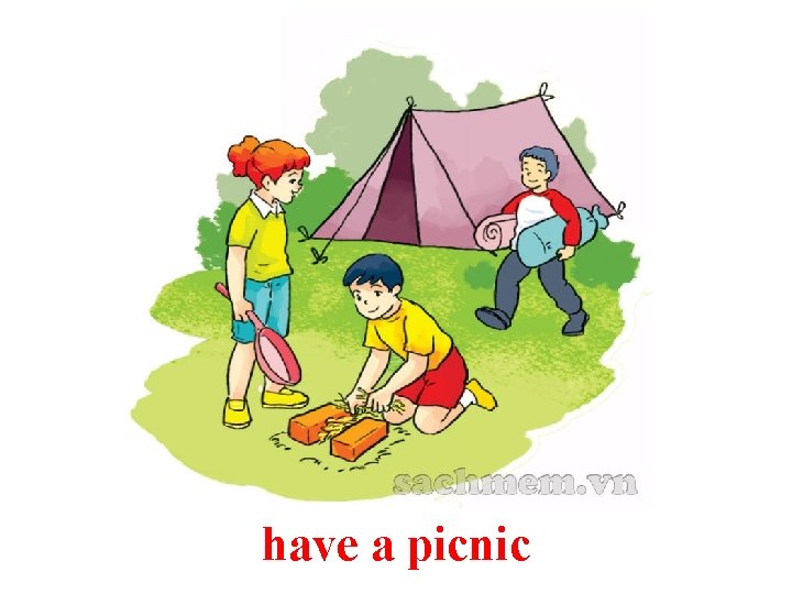 have a picnic 