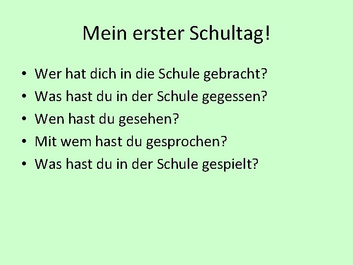 Mein erster Schultag! • • • Wer hat dich in die Schule gebracht? Was