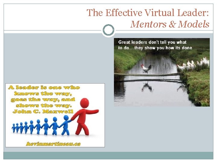 The Effective Virtual Leader: Mentors & Models 