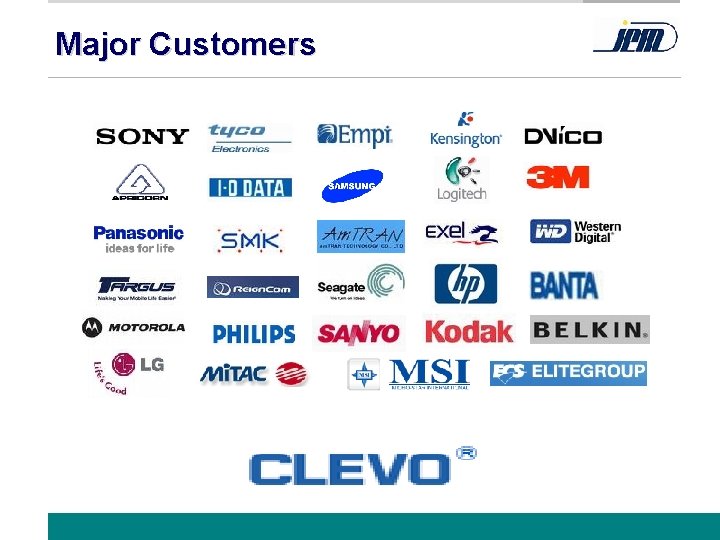 Major Customers www. jem. com. tw 63 
