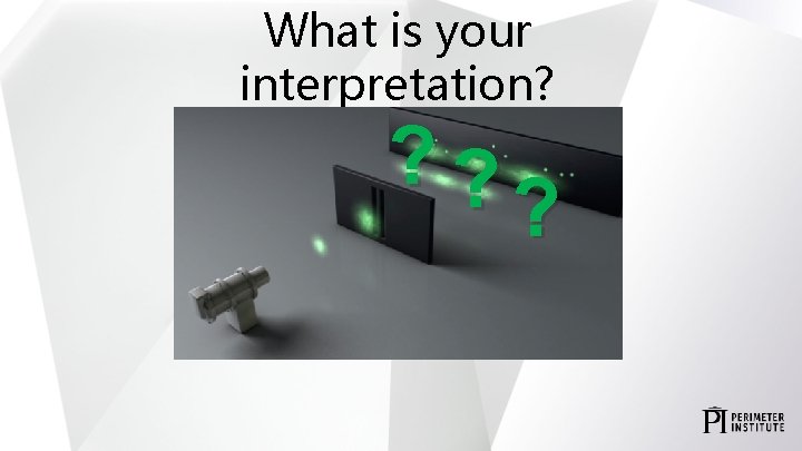 What is your interpretation? ? 