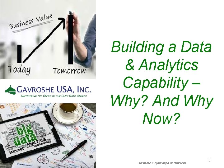 Building a Data & Analytics Capability – Why? And Why Now? Gavroshe Proprietary &