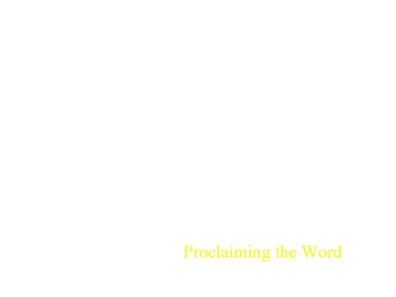 Give me Jesus Gathering Proclaiming the Word Thanksgiving/Sending 