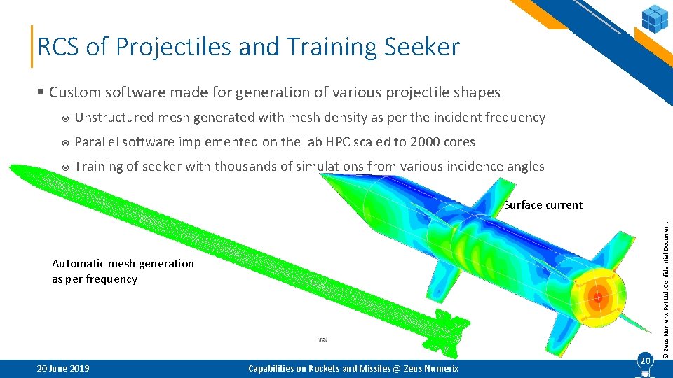 RCS of Projectiles and Training Seeker § Custom software made for generation of various