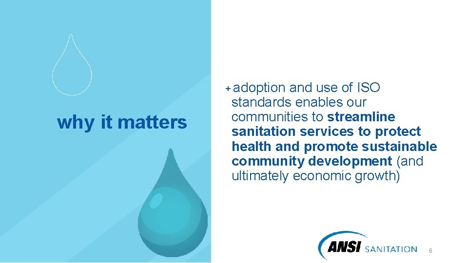 ＋adoption why it matters and use of ISO standards enables our communities to streamline