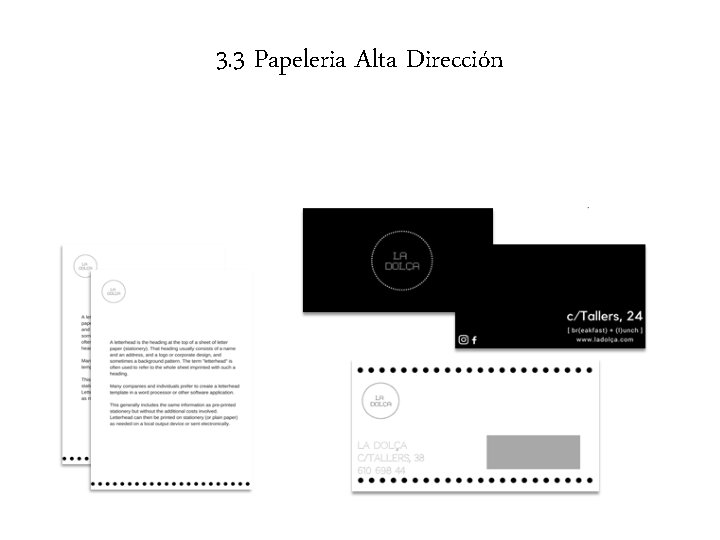 3. 3 Papeleria Alta Dirección 