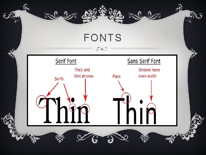 FONTS 