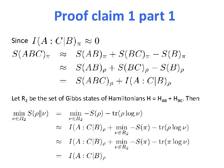 Quantum Approximate Markov Chains And The Locality Of