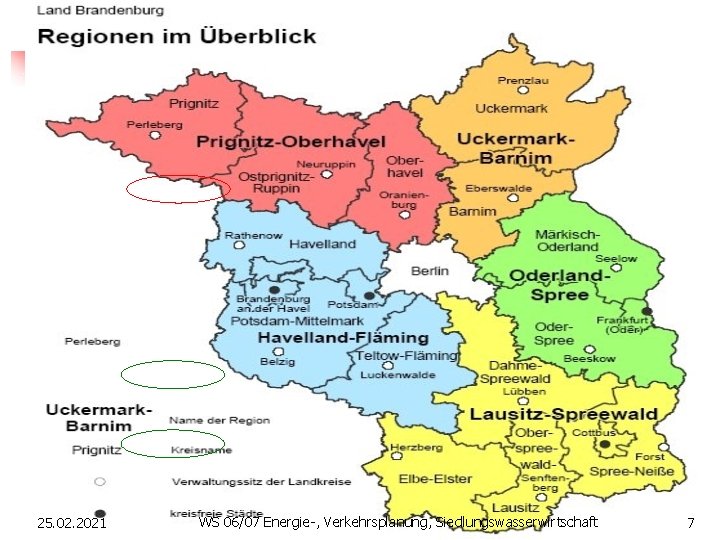 25. 02. 2021 WS 06/07 Energie-, Verkehrsplanung, Siedlungswasserwirtschaft 7 