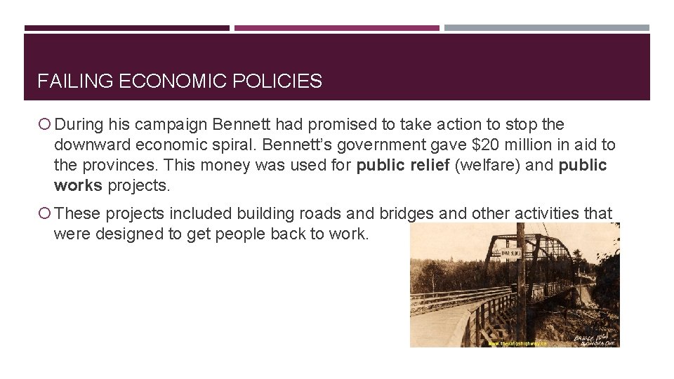 FAILING ECONOMIC POLICIES During his campaign Bennett had promised to take action to stop