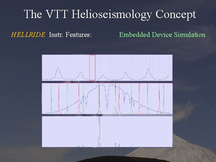 The VTT Helioseismology Concept HELLRIDE Instr. Features: Embedded Device Simulation - 
