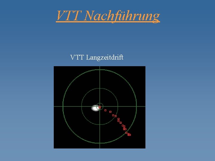 VTT Nachführung VTT Langzeitdrift 