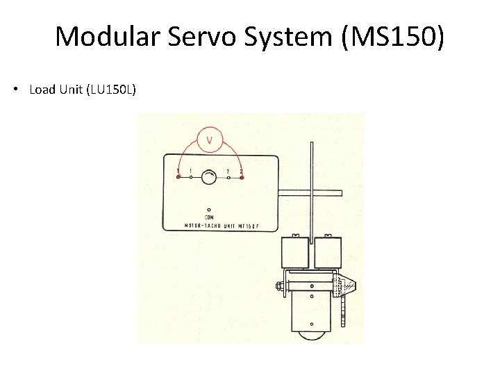 Modular Servo System (MS 150) • Load Unit (LU 150 L) 