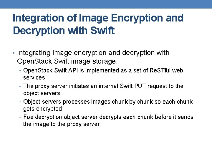 Integration of Image Encryption and Decryption with Swift • Integrating Image encryption and decryption