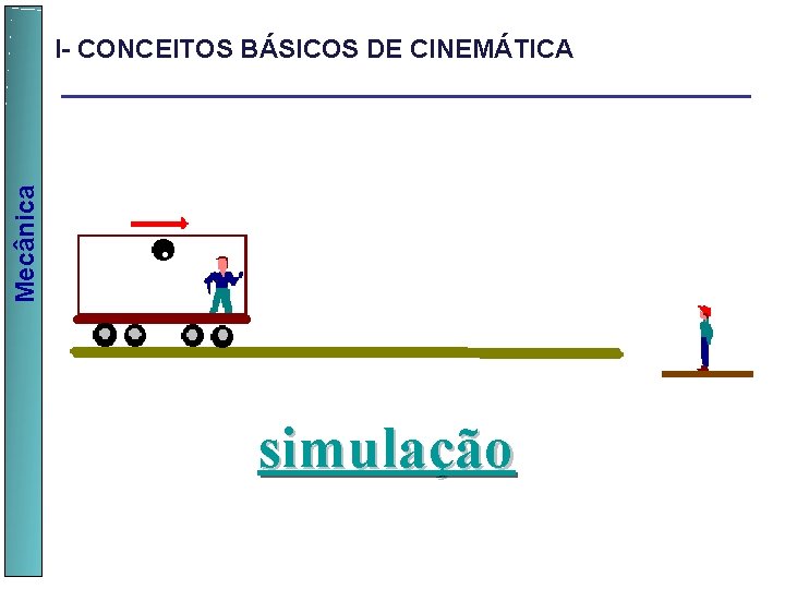  Mecânica I- CONCEITOS BÁSICOS DE CINEMÁTICA simulação 