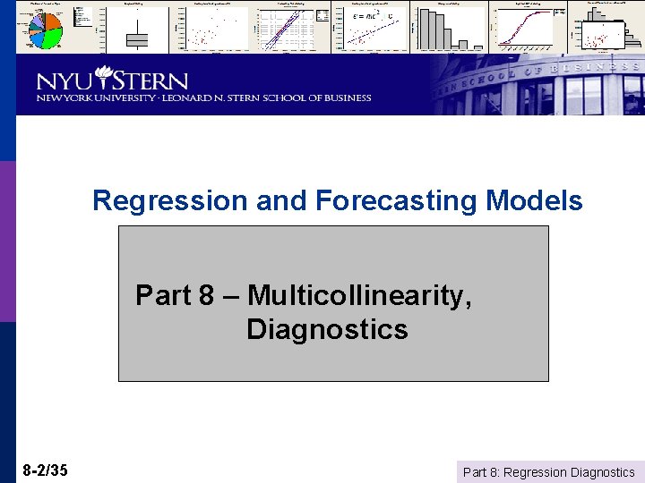 Regression and Forecasting Models Part 8 – Multicollinearity, Diagnostics 8 -2/35 Part 8: Regression