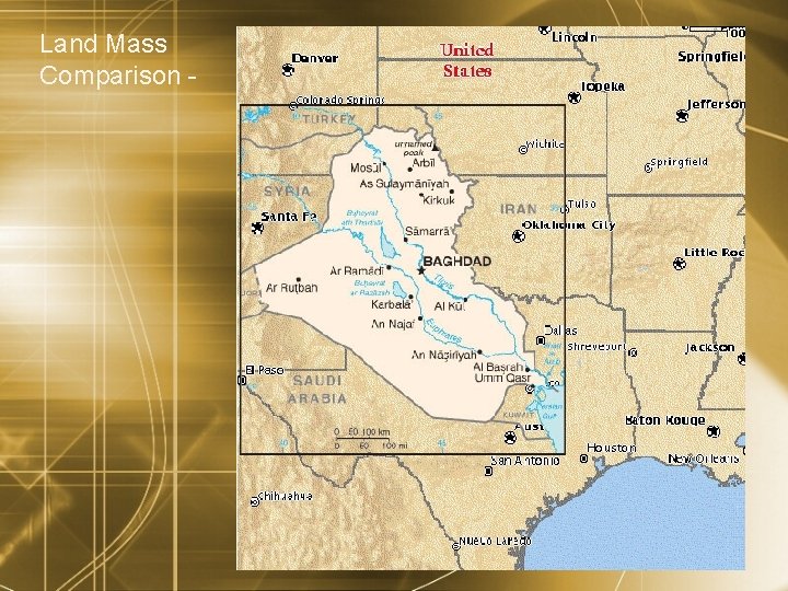 Land Mass Comparison - 