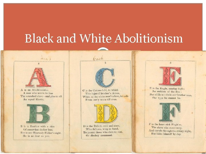 Black and White Abolitionism 