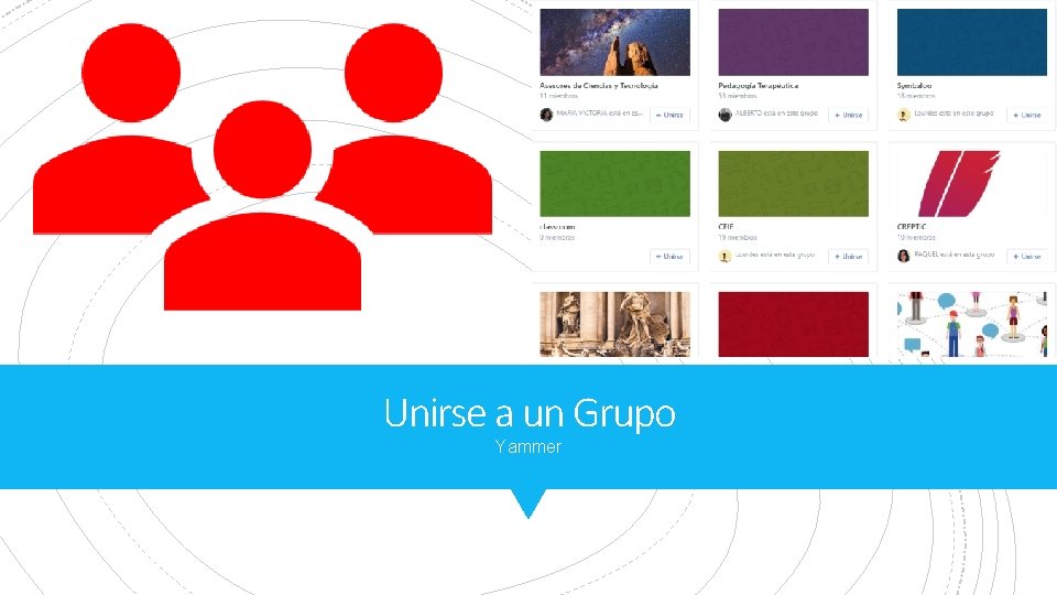 Unirse a un Grupo Yammer 