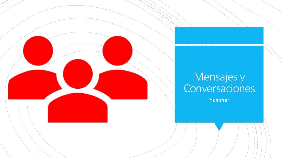 Mensajes y Conversaciones Yammer 