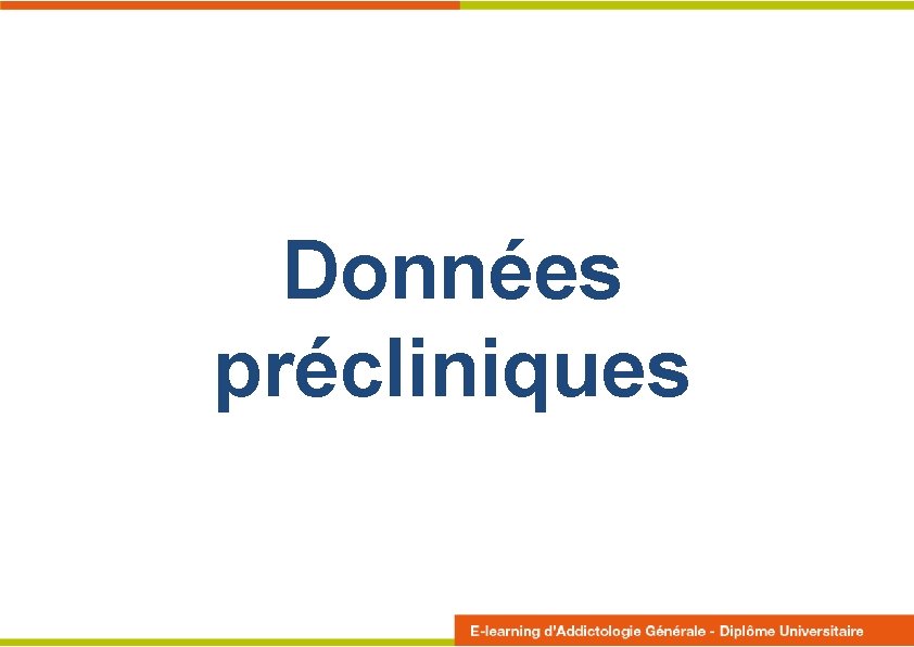 Données précliniques 