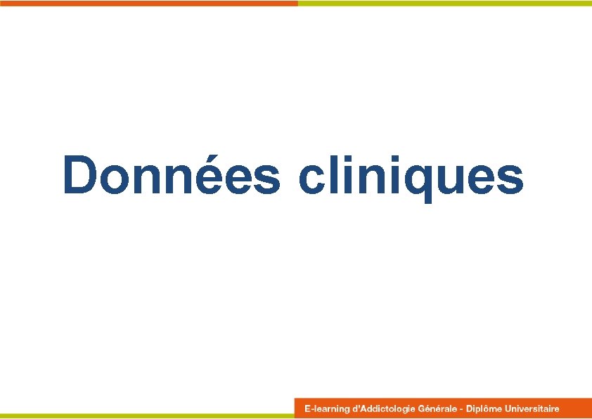 Données cliniques 