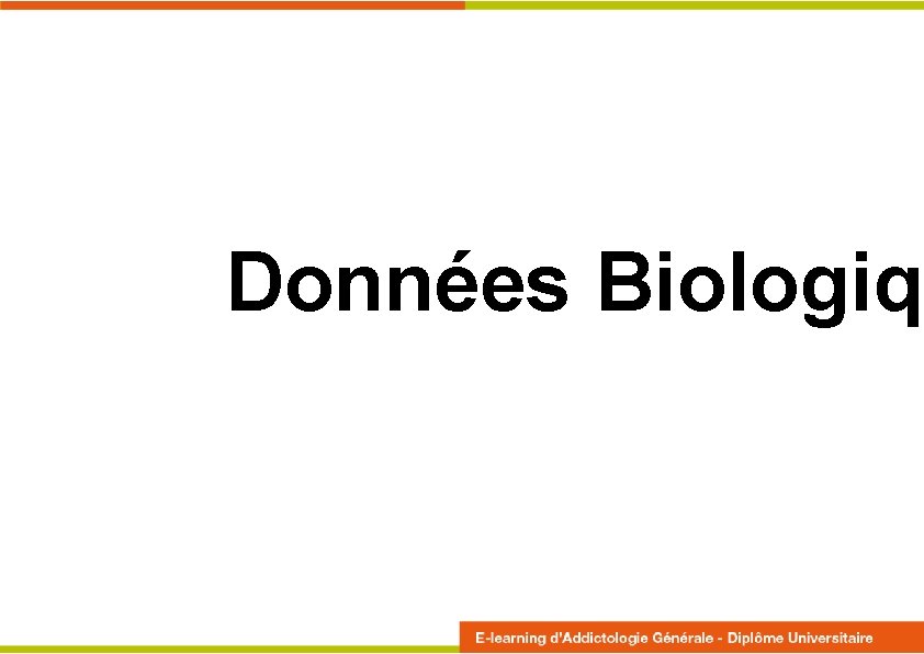 Données Biologiqu 