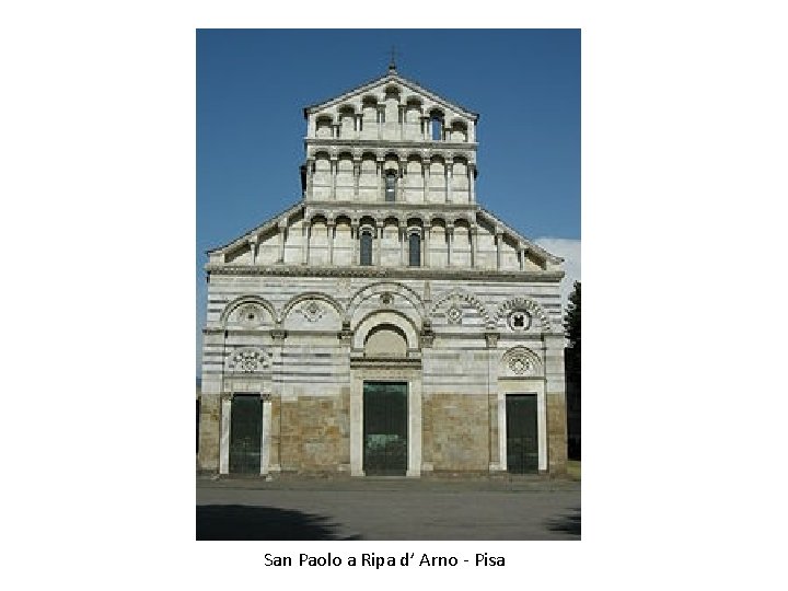 San Paolo a Ripa d’ Arno - Pisa 
