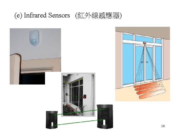 (e) Infrared Sensors (紅外線感應器) 14 