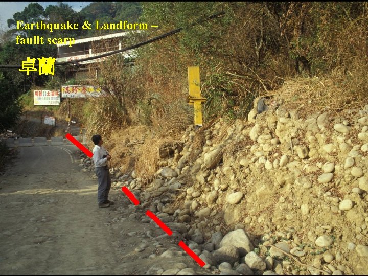 Earthquake & Landform – faullt scarp 卓蘭 Earthquake & Landform – faullt scarp 卓蘭