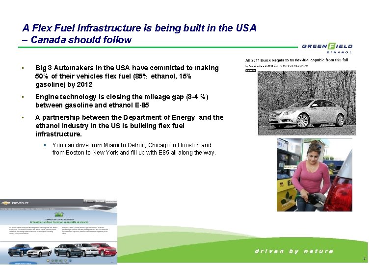 A Flex Fuel Infrastructure is being built in the USA – Canada should follow