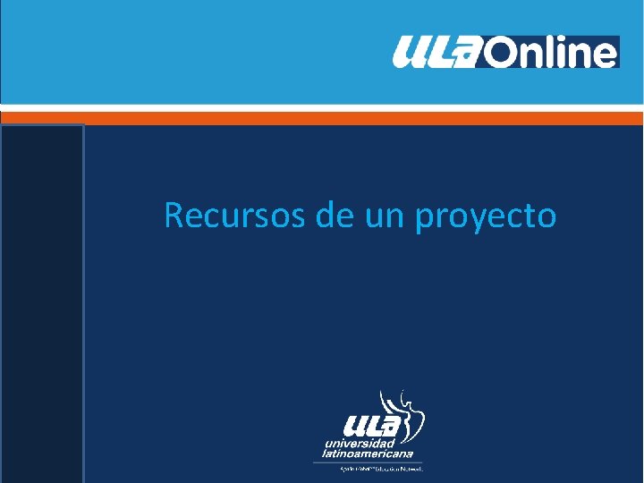 Recursos de un proyecto 