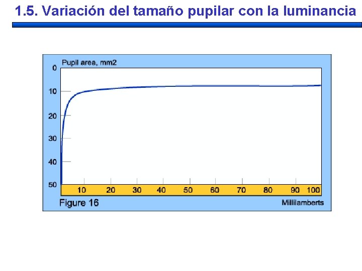1. 5. Variación del tamaño pupilar con la luminancia 