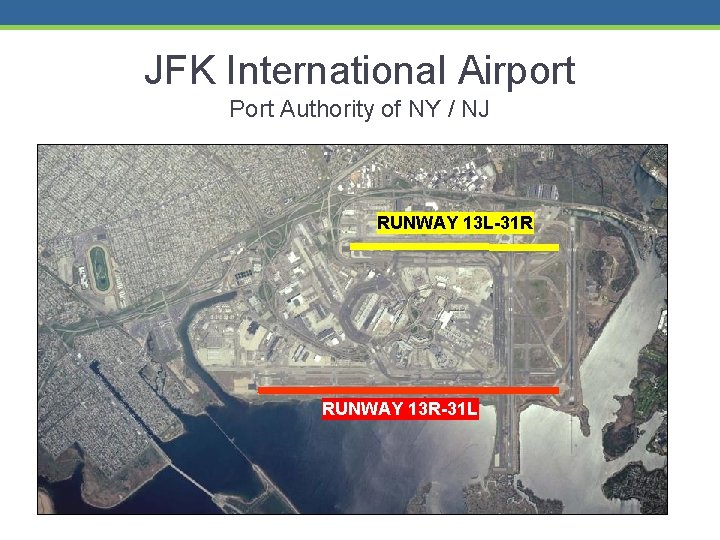 JFK International Airport Port Authority of NY / NJ RUNWAY 13 L-31 R RUNWAY