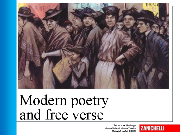 Modern poetry and free verse Performer Heritage Marina Spiazzi, Marina Tavella, Margaret Layton ©