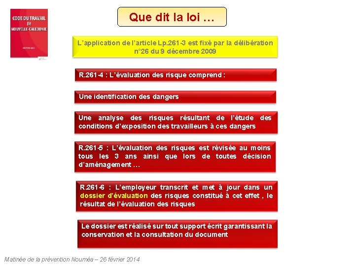 Que dit la loi … L’application de l’article Lp. 261 -3 est fixé par Que dit la loi … L’application de l’article Lp. 261 -3 est fixé par