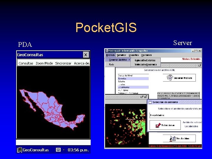 Pocket. GIS PDA Server 