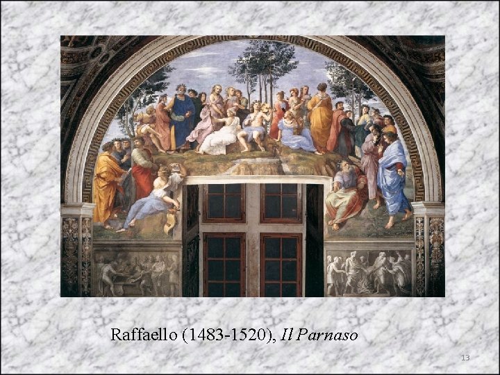 Raffaello (1483 -1520), Il Parnaso 13 