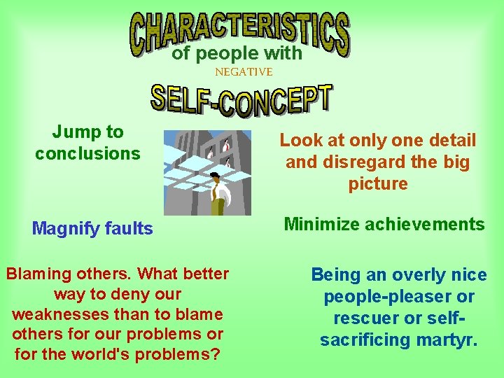 of people with NEGATIVE Jump to conclusions Look at only one detail and disregard of people with NEGATIVE Jump to conclusions Look at only one detail and disregard