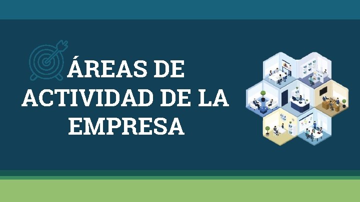 ÁREAS DE ACTIVIDAD DE LA EMPRESA 