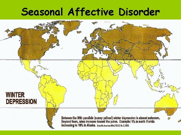 Seasonal Affective Disorder 