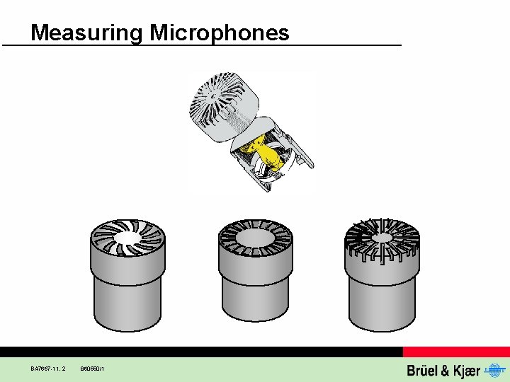 Measuring Microphones BA 7667 -11, 2 860550/1 