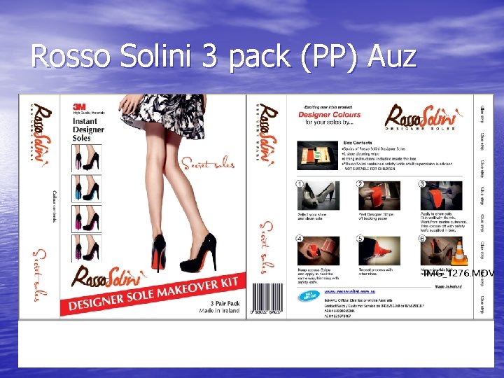Rosso Solini 3 pack (PP) Auz 