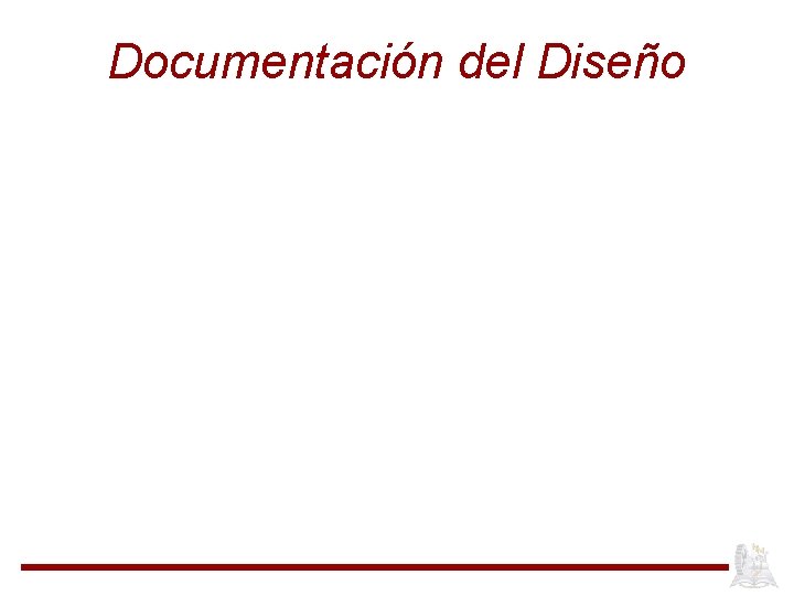 Documentación del Diseño 