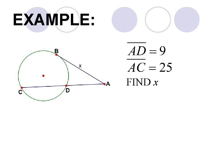 EXAMPLE: x FIND x 